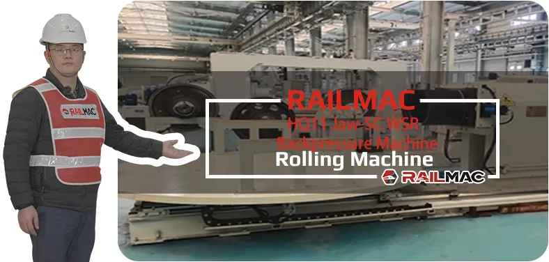 RailMac HQ11 Jaw-SC WSR Backpressure Machine Video