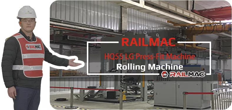 RailMac HQ55 LG Press-Fit Machine Video