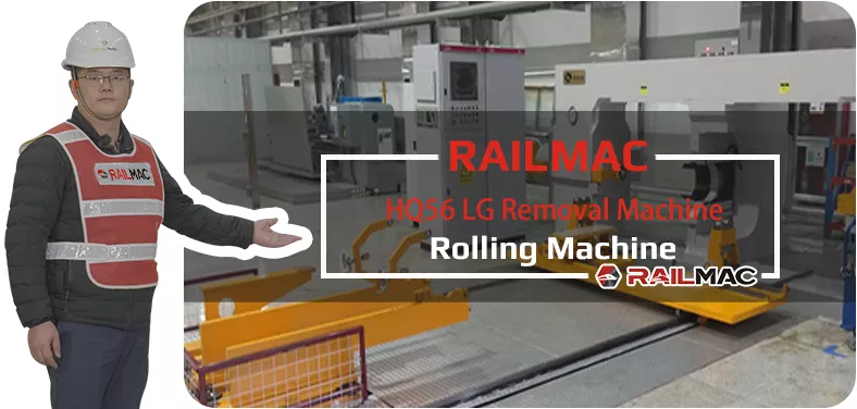 RailMac HQ56 LG Removal Machine Video