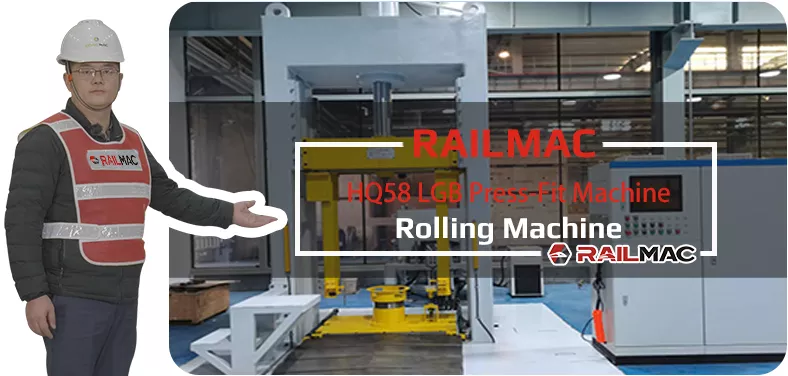 RailMac HQ58 LGB Press-Fit Machine Video