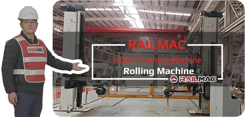 RailMac  HQ87 F Turning Machine Video