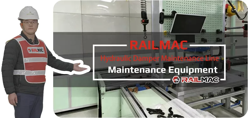 RailMac Hydraulic Damper Maintenance Line Video