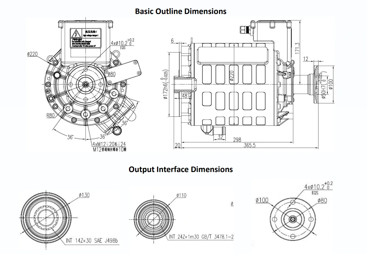TZ180-100NM Drive Motor-1